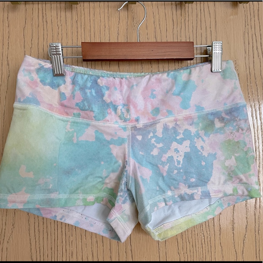FLEO Original Athletic Shorts- Watercolor